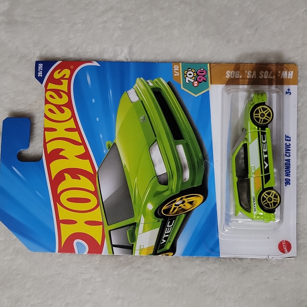 3 '90 Honda Civic EF Hot Wheels - Picture 2 of 6